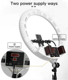 Y Ring lamp 55cm 100W 22" Remote Control Ring Light Kit Super Bright LED Ring Lamp For Makeup Beauty Nail handbag & Tripod FE640