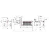 CW1-F-270 Air Variable Capacitor 270pF