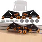 Table Saw Feeding Safety Propelling Tool Bearing Roller Feeder Aluminum Alloy Feather Loc Board for 19/30/75Type T-tracks