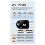 A590 HUD Heads-Up Display Accessories For Car Ambient Light Driving Score Heads-Up Display A590-Pro