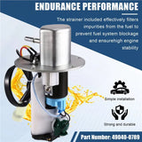 Fuel Pump Assy 49040-0789 For Kawasaki Ninja H2 ZX1000 SX SE 2015-2022 Motorcycle Engines