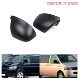 For VW Transporter T5 T5.1 T6 Left Rearview Mirror Housing 7E1857527F 7E1857527G Matte Black