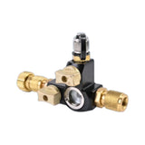 B59B-Dual Valve Sight Glass For Air Conditioning 1/4 Inch HVAC Valve Core Removal Tool