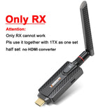 5G 200M Wireless HDMI Video Audio Transmitter Receiver Extender Display Adapter Support 1 TX 2 RX TV Box PC To Monitor Projector