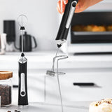 Rechargeable Milk Frother Wand Handheld Electric Foam Maker Drink Mixer with Stand for Coffee Hot Chocolate Matcha