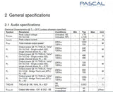 Pascal digital power amplifier module S-PRO2 input PCB empty board 26P line power amplifier integrated main board