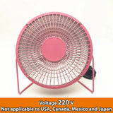 220V Portable Electric Sun Heaters 200/400W Mini Space Heater Quartz Tube Heating for Winters Desktop Office Warmer 6/8Inch