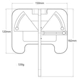 MAZHA Precision Angle Cutter for DIY Model Building - ABS/PS Plastic Sheet & Rod Cutting Tool (1-3mm) Adjustable Angle Guide