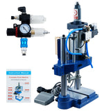 Pneumatic Punching Machine Hand Press Machine Adjustable Force 200KG Pneumatic Puncher 110V/220V Single Column