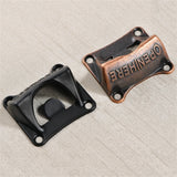 30pcs Rustic Wall Mounted Bottle Opener Square Beer Cap Opener