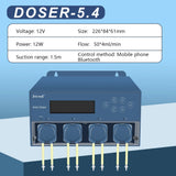 Four-Head Titration Pump New WIFI DOSER 3.13.4 Operable with Mobile Phone 220v Plastic Aquarium Accessories