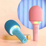 Home Singing Karaoke Wireless Microphone Wireless Bluetooth Music Player Audio Integrated Noise Reduction Microphone Speaker