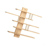 2025 New Wooden Rack Wall Mounted Storage Shelf For Figure Dolls Display And