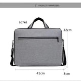 New 14 Inch Laptop Bag Portable Nylon Computer Handbags Shockproof Business Laptop Shoulder Handbag
