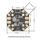PDB400A 4~ 12S 400A Current Sensor 30.5Mm PDB Distribution Board For FPV Quadcopter Fixed Wing Model Aircraft
