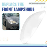 For Renault Fluence 2011-2015 Car Headlight Replacement Lens Shell Headlamp Cover Glass Right