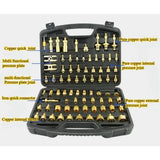 77pcs/set of Pure Copper Automotive Air Conditioning Maintenance Leak Detection Tool Leak Detection Plug