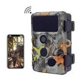 RD3019PRO 4K 30MP WiFi Control Wildlife Game Hunting Trail Camera Traps with 120 Degree Wide Angle Lens for Home Garden Security