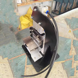 Pneumatic Rubber Strip Cutter with Foot Pedal, Includes 10 Blades