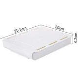Self Stick Pencil Tray Under Desk Drawer Storage Box Hidden Stationery Organizer Stand For Pens Office Home Storage Organizer