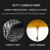 Carbon Fiber For Subaru Impreza 2009 2010 2011 Car Inner Door Handle Panel Cover Trim Interior Accessories