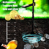 DT-3 Professional Underground Metal Detector 10M Depth with Waterproof Search Coil for Treasure Hunter and Gold