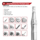 Professional Dermapen Derma Pen Electric Wireless Derma Pen With Screw Cartridges MTS Microneedling Needles Mesotherapy Beauty