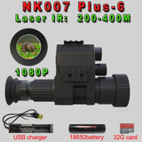Megaorei NK007 Plus AI Zoom Infrared Night Vision Scope Sight 1080P HD Tactical Monocular Telescope Camera for Hunting