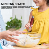 Semi-automatic Egg Beater Stainless Steel Egg Whisk Manual Hand Mixer Self Turning Egg Stirrer Kitchen Accessories Egg Tools