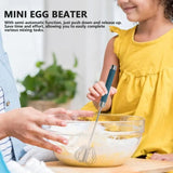 Semi-automatic Egg Beater Stainless Steel Egg Whisk Manual Hand Mixer Self Turning Egg Stirrer Kitchen Accessories Egg Tools