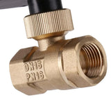 Electric ball valve AC 220V Brass Electric Motorized Ball Valve 3-wire 2-control 2-way NPT thread fan coil electric valve DN15