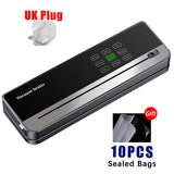 Electric Food Vacuum Sealer Dry Wet Food Packaging Seal Built in Cutter Kitchen Food Storage Seal Vacuum Packaging machine