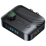 New digital display Bluetooth 5.3 audio receiver transmitter adapter supports USB/TF card MP3 player