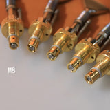 GN Leather Edge Hot Press Head Leather Creaser Tips Leather Electric Crimping Machine Accessories Leather Craft Tools M8 Thread