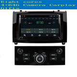 For Peugeot 407 2004-2011 Android 13.0 4+64GB Car Radio Carplay Touch Screen Autoradio DSP DVD Multimedia Player GPS Navigation