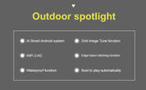 YDH-Outdoor Spotlight 1500LM L2A Outdoor Spotlight DLP1080P Projection Outdoor Electric Focus AI Smart Android