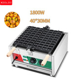 XEOLEO  36 Holes Egg Bubble Waffle Maker 1800W Electric Mini Date Bean Pastry Waffle Machine Castella Sponge Waffle Cake Machine