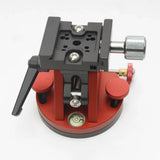 High Precision 0-65° Adjustable Tilt Head with Quick Release Clamp, Aluminum Alloy Tripod Mount Base, 3/8"-16 Thread