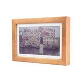 Aismartlink 7.3-inch E-ink Screen ACeP7 Color Digital Photo Album Long Standby Onboard RTC Solid Wood Photo Frame