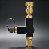 B59B-Dual Valve Sight Glass For Air Conditioning 1/4 Inch HVAC Valve Core Removal Tool