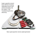 Portable pedal generator, hand cranked generator, rehabilitation trainer capable of charging while exercising 50w/100w