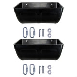 2025 New 2PCS Chicken Feeders Hanging Waterer Bowl Efficient Poultry Feeding Solution for Small Farm Coops Feeding Accessories