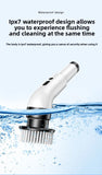 Electric Cleaning Brush with 7PCS Heads Bathroom Kitchen Cordless Handheld Shower Scrubber Spin Cleaner Multifunctional Cleaner