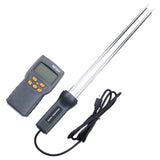MD7822 Digital Grain Moisture Meter 2%-30% LCD Display Wheat Corn Rice Paddy Moisture Contains Humidity Tester Long Test Probe