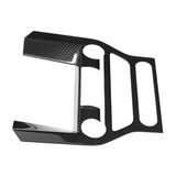 1 Pcs Car Carbon Fiber Interior Center Console GPS Panel Cover Trim Fit For Ford Mustang All Model 2014 -18
