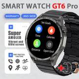 Watch6pro Smartwatch 1.5 Inch HD IPS Screen GPS Motion Tracking Bedlight BT Call Altitude Pressure Dynamic Island Health Monitor