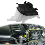 1645000049 Radiator Coolant Expansion Tank Radiator Water Tank For Mercedes Benz W164 X164 603-256