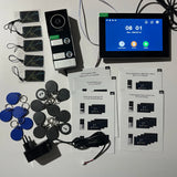 7Inch Touch Monitor Video Wifi Intercom Tuya Smart Home video 2/3/4 Family Apartment doorbell System 1080P Wide angle Camera
