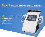 6 In 1 40K Ultrasonic Cavitation Machine Weight Loss Skin Tightening Vacuum Lipo Slimming KIM8 Machine for Home Use Body Shaping