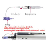 New Electric Microneedle 5 Speed Adjust Beauty Derma Pen Microneedling Skin Care Tool With 2Pcs Round Cartridge Needle